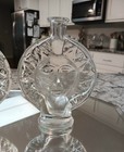 Vtg Celestial Clear Sun Face Bottles
