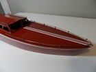 Vintage Toy Boat- Vintage Tin Speedboat- 28 In  Long- Hornby- Meccano   