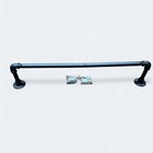 Curtain Rods For Windows Black Industrial Adjustable Long Drapery Rod  30-72  
