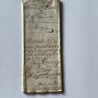 Antique Hand Written Mortgage Deed Document 1835 Rensselaer County  Ny