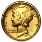 2016-w - 1 10 Oz Gold Centennial Mercury Dime  Ogp     Pristine   