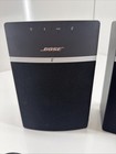 Pair Of Bose Soundtouch 10 Speakers Set 416776 Black   Power Cord - Tested Read