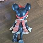 Walt Disney Productions Minnie Mouse Figurine 1964 8  Red Bow Striped Dress