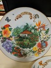 3 Gardens Of Beauty Collectors Plates - Italy  Germany  Hawaii