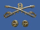 9th Cavalry Swords Sabers  Military Hat Pin Regiment Badge Buffalo Soldiers