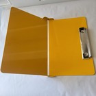 Whitecoat Clipboards Pharmacy Edition Yellow Folding Aluminum Medical Clipboard