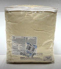 New  nos  Sealy Heated Dual Control King Size Blanket - Satin Trim - Cream Color