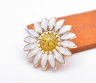 10x Gold Daisy Flower Leathercraft Hardware Western Saddle Crafts Concho 32mm
