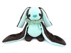 Mint Chocolate Chip Bunny Rabbit Art Doll Plush   Mint   Dark Brown