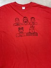 Rap Legends T Shirt  Adult Xxl Red Tupac Snoop Jay Z Biggie Nas  Streetwear