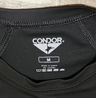Condor Tactical Shirt Mens Medium M Black Short Sleeve Combat Performance
