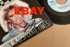Olivia Newton-john Signed  livin  In Desperate Times  Sample Copy Single 1984