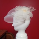 Nwt Jeanne Simmons Ivory Fascinator Headband For Women