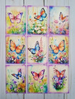 9 Spring Butterflies handmade pocket Letter Cards scrapbooks journals crafts