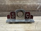 Vintage Metal Coin Machine Meter Gauge 