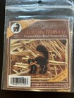 Mill Hill Autumn Harvest Counted Glass Bead Ornament Pin Kits- Ghost  Black Cat