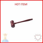Handmade Wooden Gavel And Block Set Perfect For Lawyer Judge Auction Sale Meetin