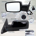 Left   Right Side Door Mirror For 13-19 Dodge Ram 1500 Power Fold   Heated  temp