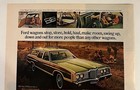 Ford Motors 1968 Life Print Add Station Wagons