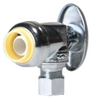 10 Pack  Xfitting 1 2  Push Fit X 3 8  Od Compression Angle Stop Valve  1 4 Turn