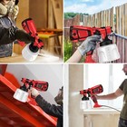 Yesright 1000w Electric Paint Sprayer With 6 Nozzles   1400ml Container