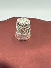 Simons Sterling Silver Thimble-elsa Williams School Of Needlework