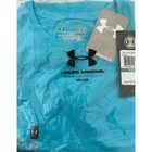 Under Armour Ua Heatgear Youth Girls Charged Cotton T-shirt Blue 1282067 Large L