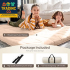 Full Size Japanese Futon Mattress - Portable Cotton Floor Bed For Adults   Kids