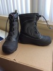The North Face Alpenglow Iv Kids Snow Boots Black Us 6 Drawstring Synthetic