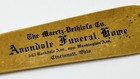 Antique 1921 Celluloid Advertising Letter Opener The Whitehead   Hoag Co 