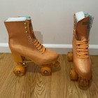 New Impala Marawa High Heel Skate Women s Rollerskates Sparkle Orange Size 10 Us