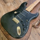 1980 Fender Stratocaster Hardtail Electric Guitar Original Black Relic 7 13lbs  