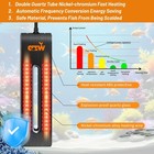 Aquarium Heater 300w 500w 800w  Fish Tank Heater With Digital Led Controller    