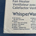 Panasonic Fv-0511vhl1 Whisper Warm Dc Bathroom Fan With Light And Heater