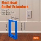 6pcs 1 2  Single Gang Outlet Box Extender Electrical With Blue 