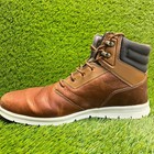 Timberland Graydon High Mens Size 13 Brown White Leather Casual Sneaker Boots