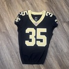Team Issued New Orleans Saints Game Jersey Lawrence Woods Black  