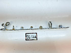 Rare Vintage 1950 1951 Baby Lincoln Emblem Script Die Cast Chrome E6-122