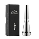 Silver Plated Trumpet Mouthpiece 3c - Bullet Shape  Vacuum Pack  High Quality
