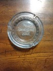 Vintage Disneyland Hotel Clear Glass Ashtray 4  Diameter - Disney Collectible