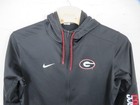 Georgia Bulldogs Jacket Mens Xl Black Nike Therma Fit Full Zip Football Hoodie