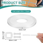 Plastic Packaging Banding Strapping With Clear Buckles  Clear