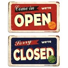 Open Closed Sign For Business  vintage Stamp  04  Vintage Stamp