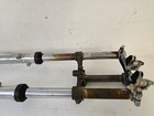 1976 Kawasaki Kz400 Front Forks Suspension W Triple Trees   Bar Risers Clamps