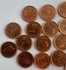 Canada One Cent 20 Coin Lot 1c Xf To Unc Canadian Assorted Small-cent 1965-2002