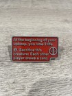 Deadpool  Trading Card Text Box Token Mtg Set Of 5