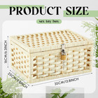 Discreet Lockable Adult Toy Storage Case - Creamy White Organizer Box