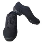 Capezio Women s Black Canvas Low Top Dance Jazz Hip Hop Sneakers Shoes 7