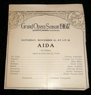 Chicago Opera Assn 1916 Aida Cav   Pag Raisa Easton Arimondi Campanini Sturani