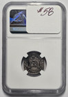 1915 Great Britain Sixpence  6p  Ngc Unc Details Stained Certified Coin
